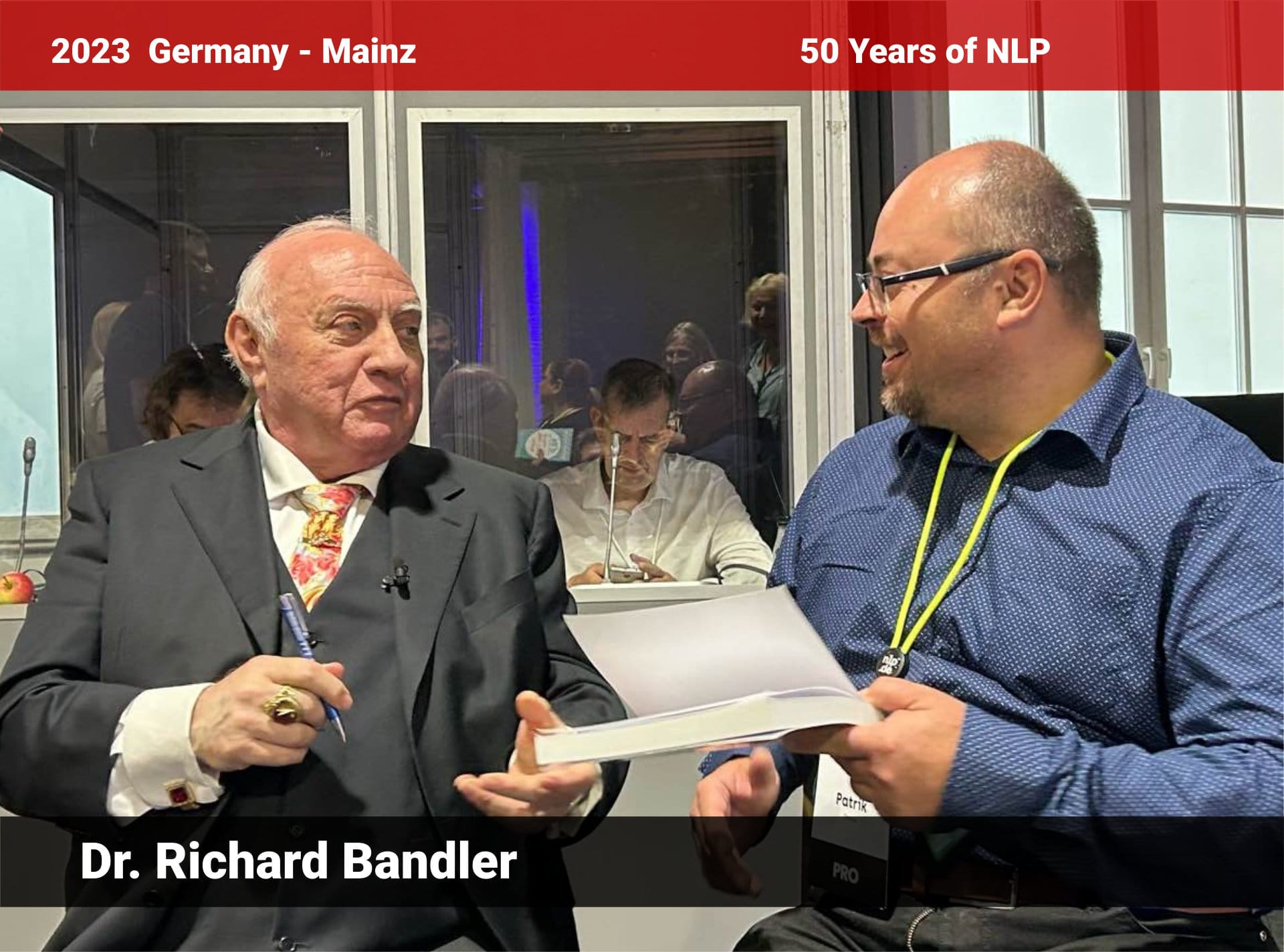 Fotografie Patrik Jonáš a Dr Richard Bandler