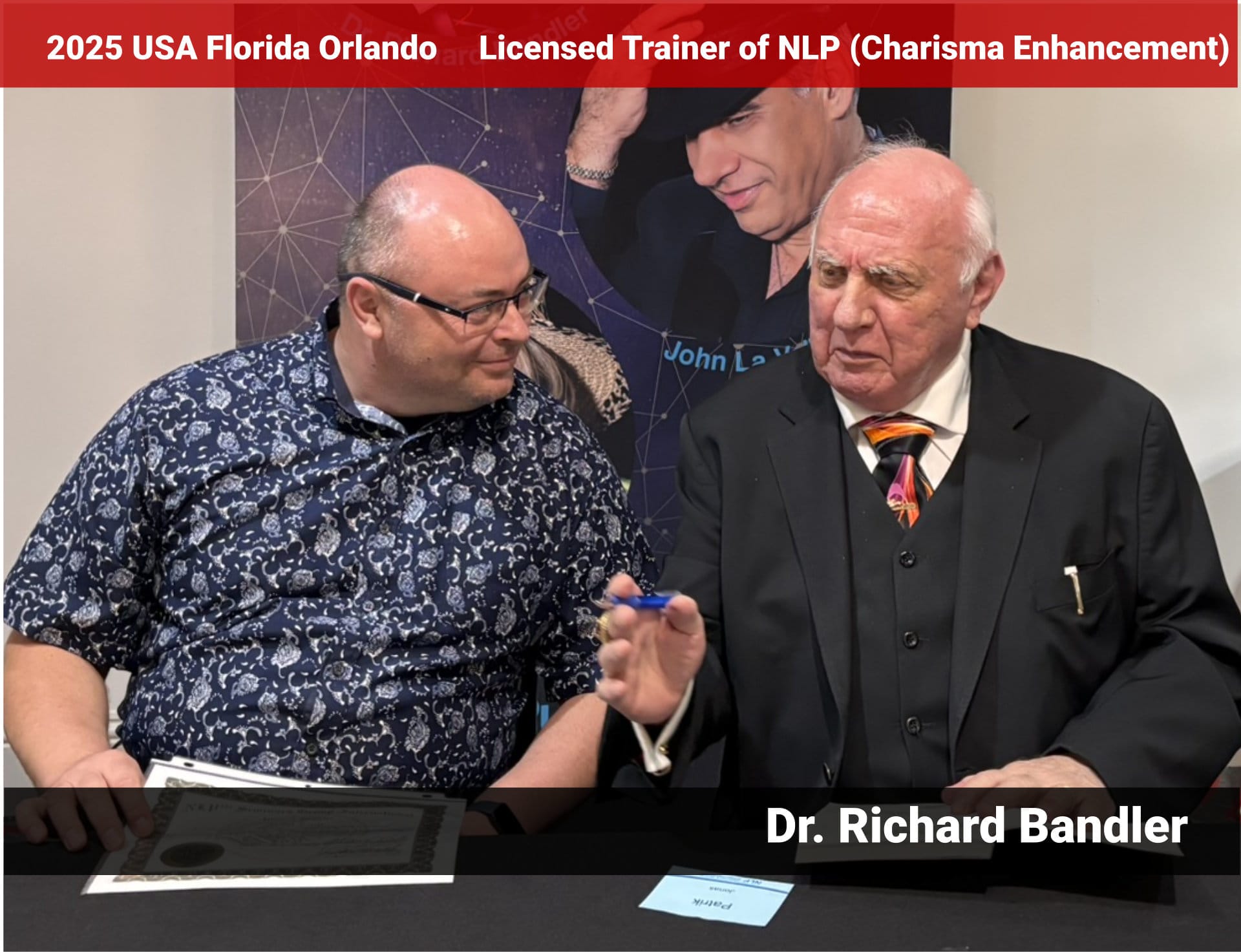 Patrik Jonáš a Dr Bandler, USA, Florida, Orlando